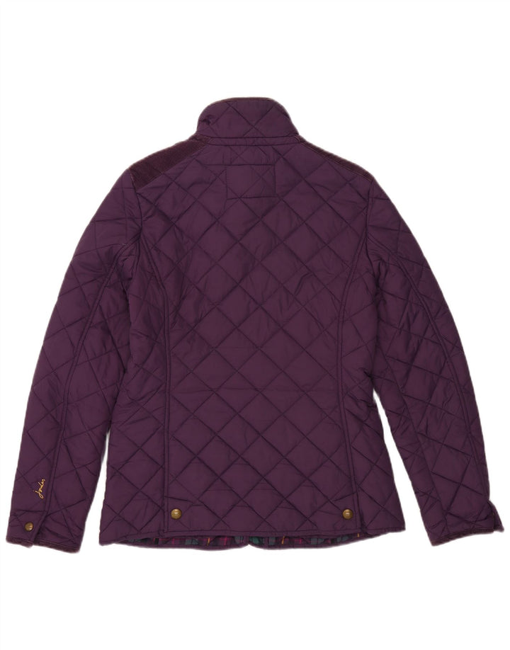 JOULES Veste matelassée pour femme UK 12 Violet moyen Polyamide
