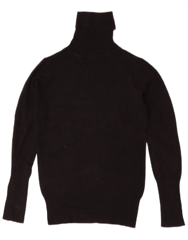 Zara Pull col roulé pour femme UK 10 Petit Noir