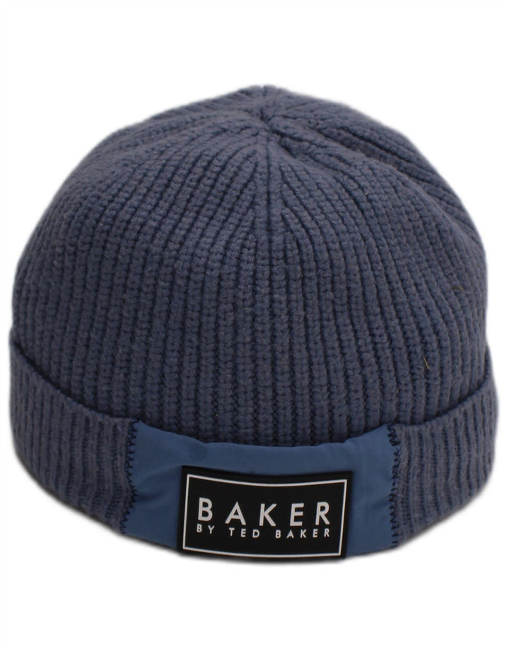 Ted Baker Bonnet en tricot garçon 9-10 ans Bleu Viscose