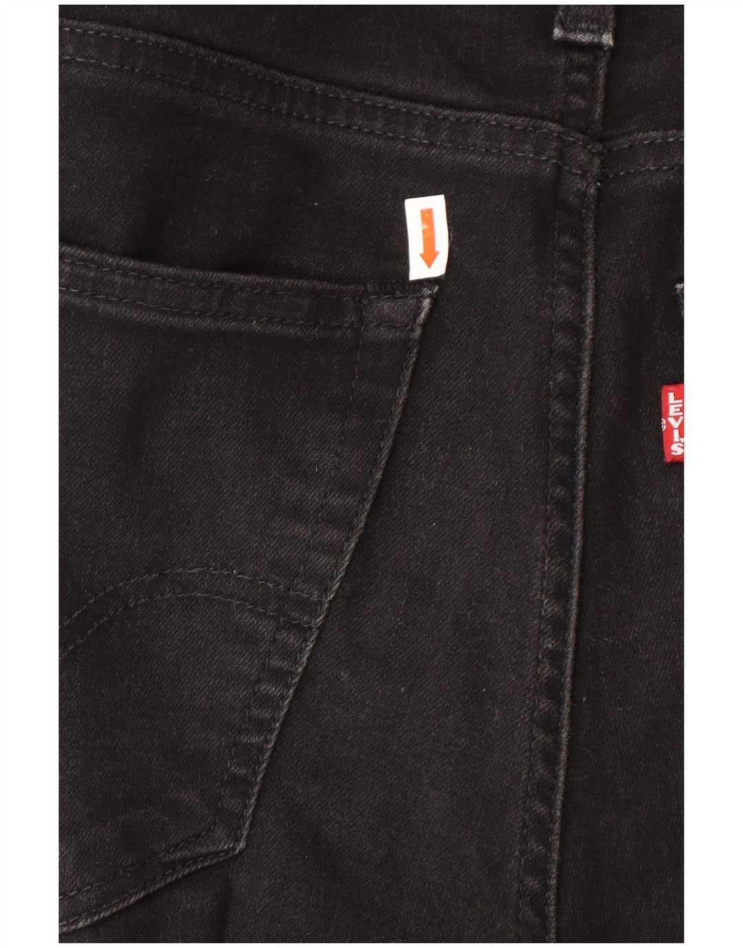 LEVI'S Jean Skinny Fuselé Homme W32 L32 Noir Coton