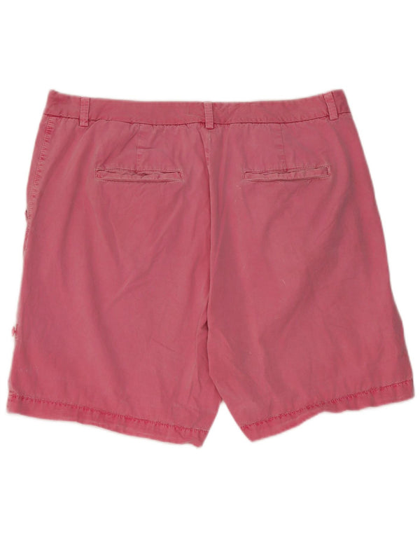 Marks & Spencer Short Chino Femme UK 16 Large W36 Coton Rose