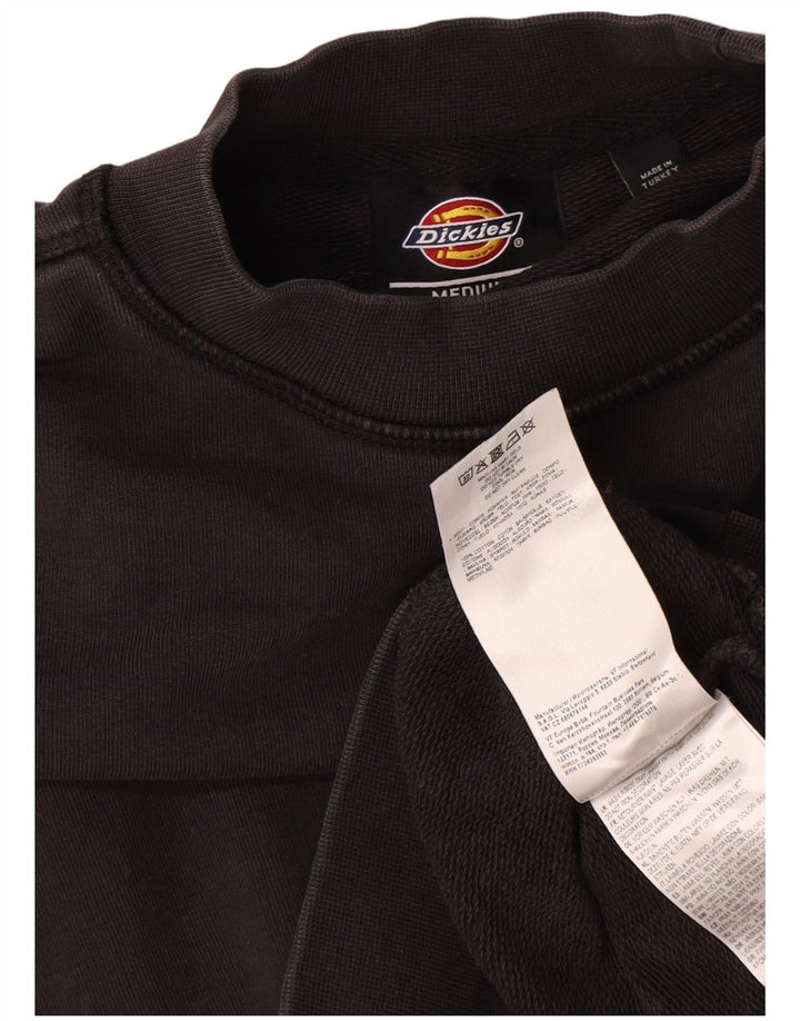 Dickies Sweat-shirt court surdimensionné pour femme UK 14 Noir moyen