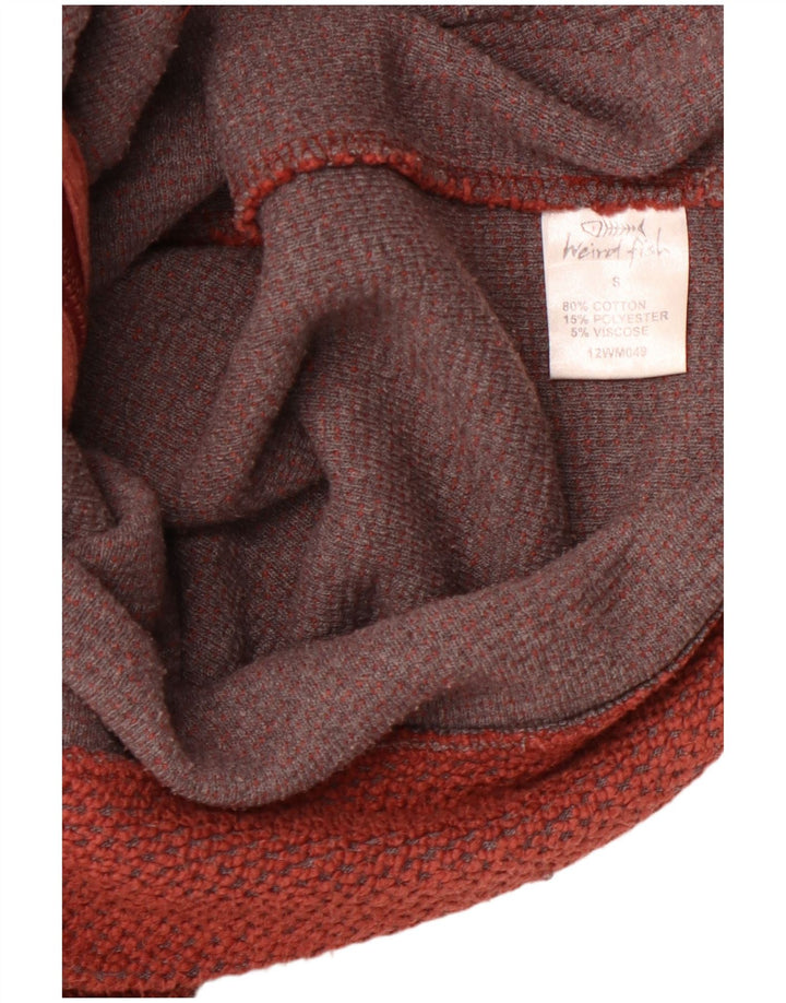 WEIRD FISH Veste de Survêtement Homme Petit Rouge Coton