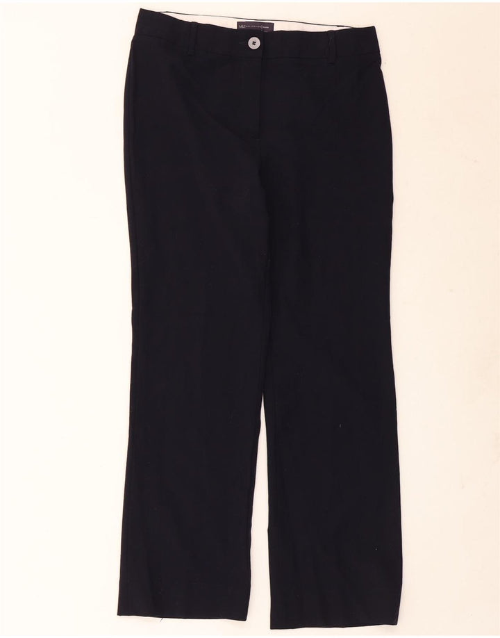 Marks & Spencer Pantalon décontracté pour femme UK 12 Medium W32 L29 Bleu marine