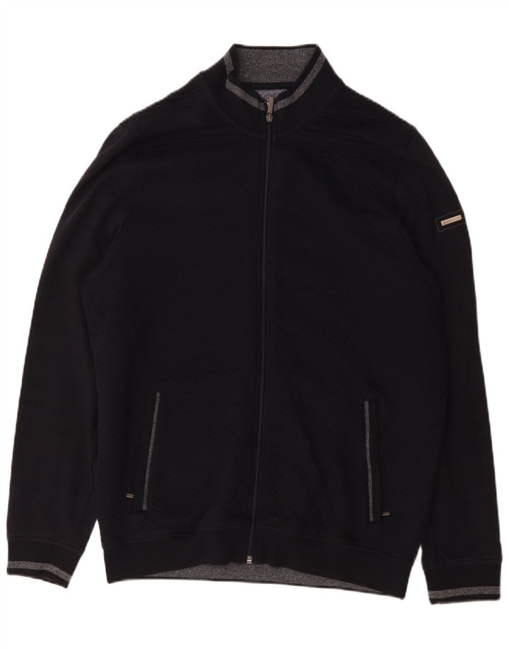 Bugatti Pull Cardigan Homme XL Bleu Marine Coton