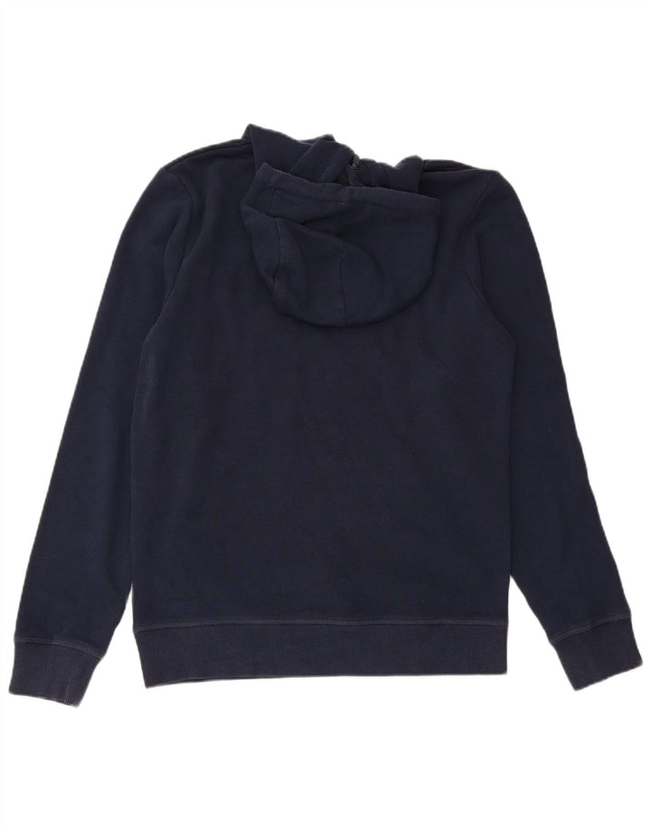 Jack & Jones Pull à capuche graphique pour homme en coton bleu marine Small