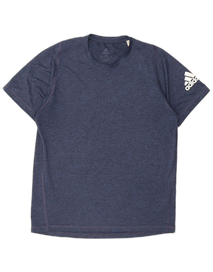 Adidas Homme Aeroready T-Shirt Top Bleu Marine Moyen Polyester