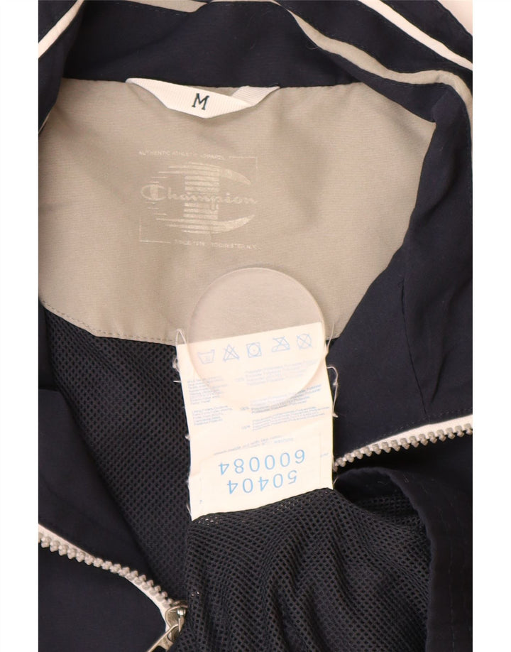 CHAMPION Veste de Survêtement Homme Bleu Marine Moyen Polyester Colorblock