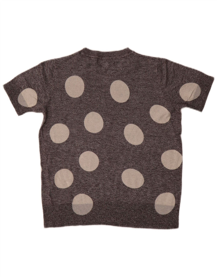 Marks & Spencer Pull à col rond pour femme UK 8 Petit pois gris