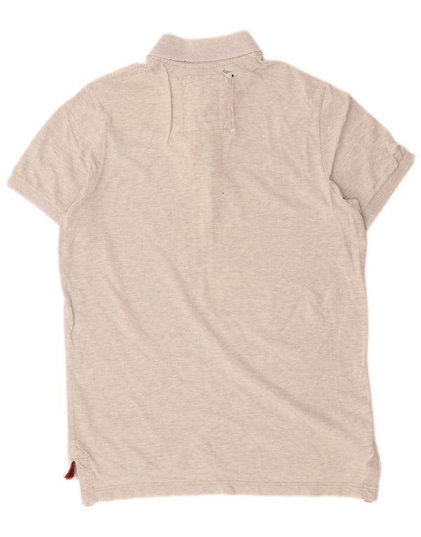 Abercrombie & Fitch Polo homme petit coton moucheté gris