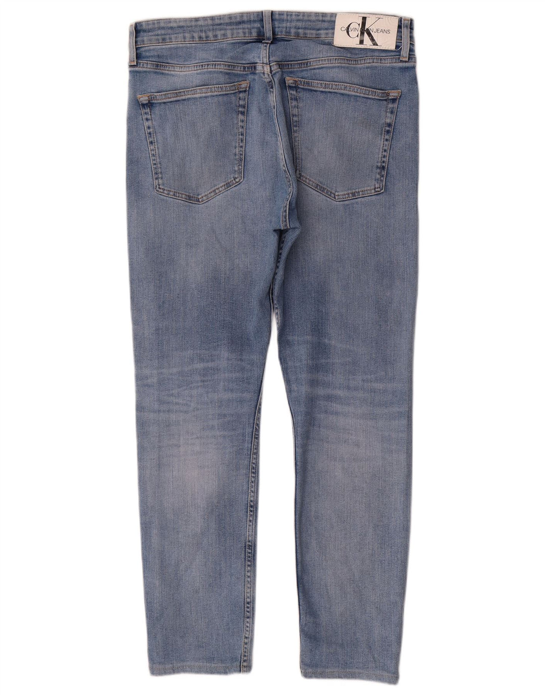 Calvin Klein Jean Slim Homme W32 L30 Bleu Coton