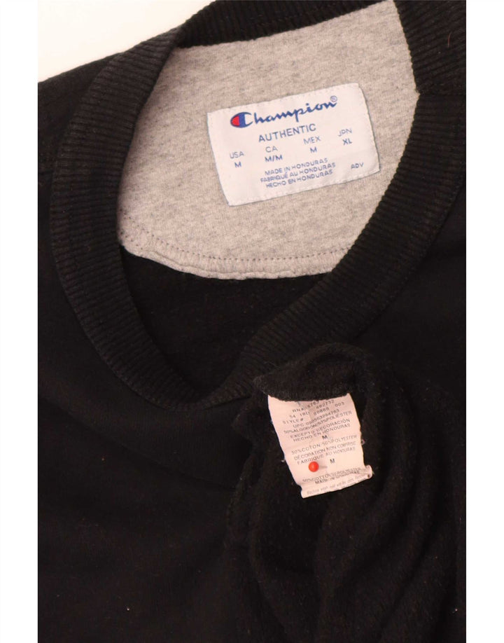 Champion Sweat-Shirt Homme Noir Moyen Coton