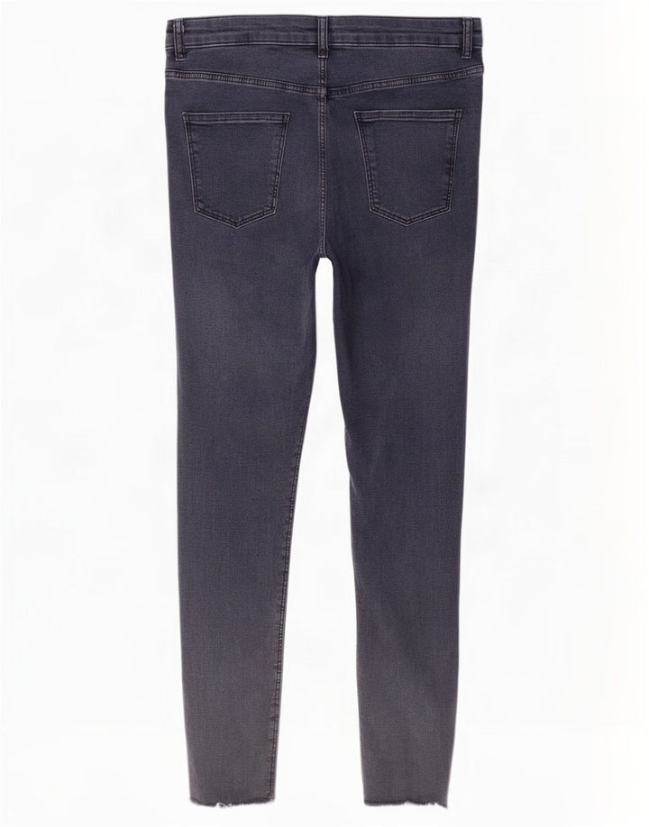 Zara Jean Slim Femme EU 42 Large W32 L28 Bleu Marine