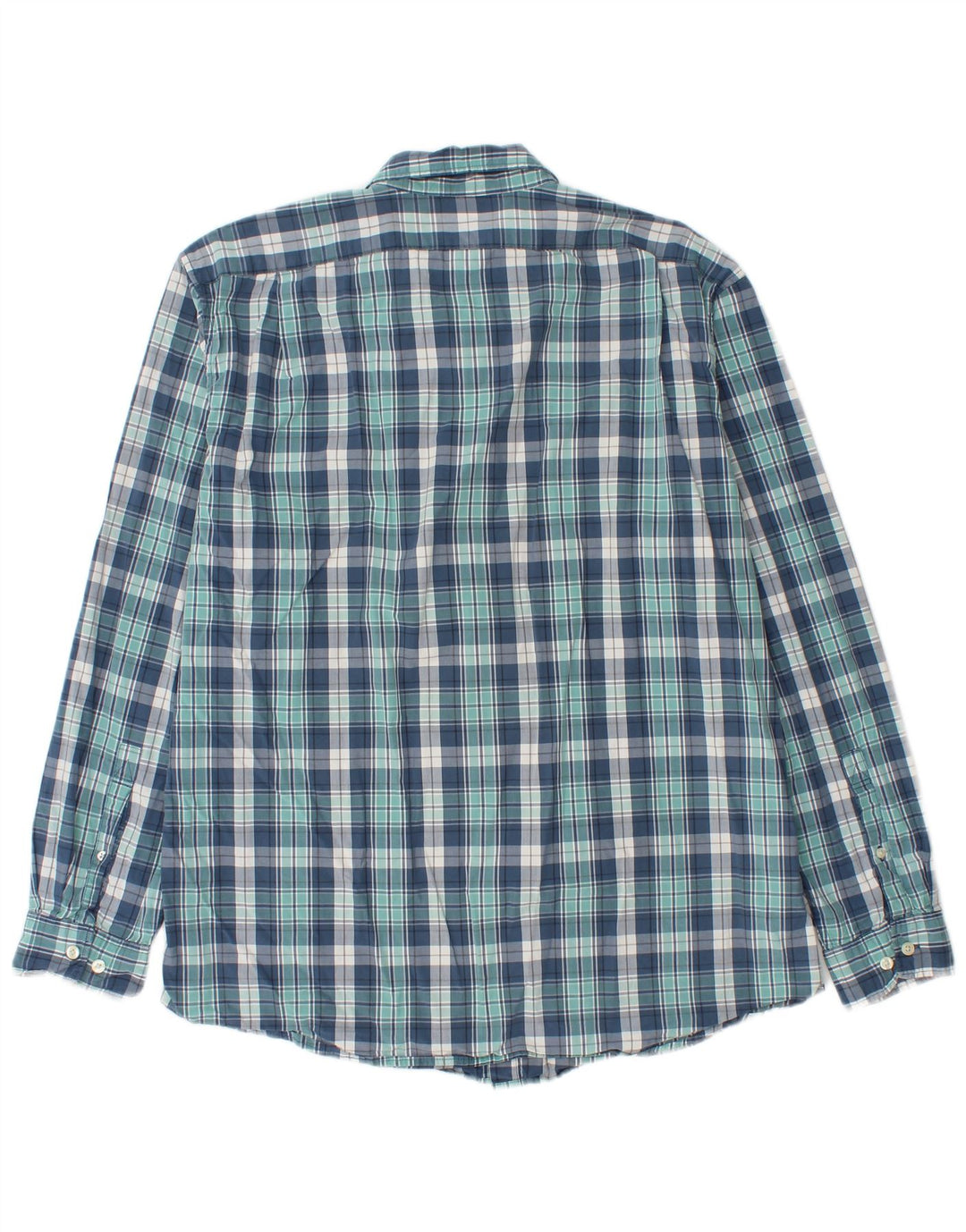 Eddie Bauer Chemise classique pour homme en coton à carreaux bleus