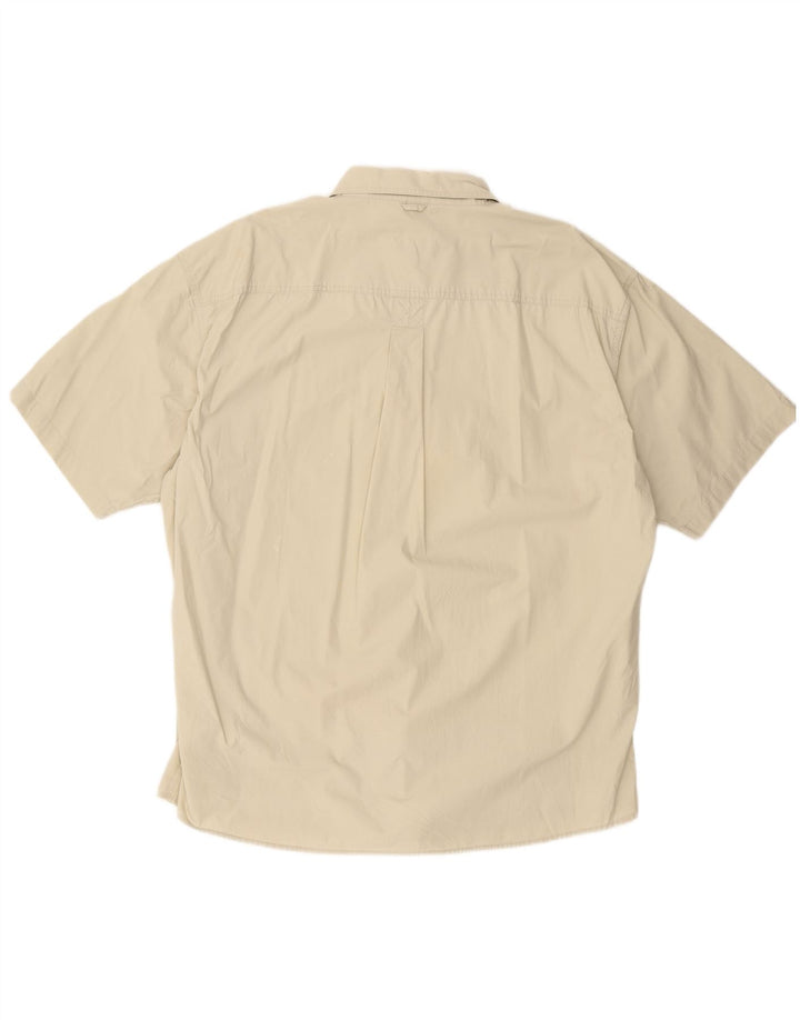 Timberland Chemise à manches courtes pour hommes 2XL Coton beige