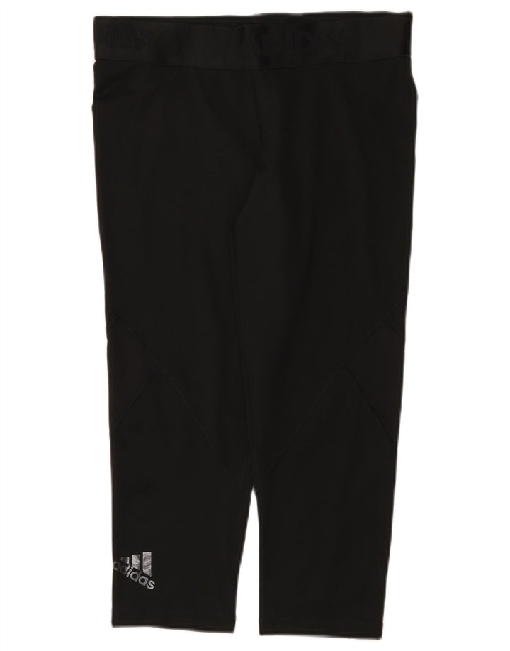 Adidas Legging Capri Climacool Graphic pour femme UK 12/14 Noir moyen