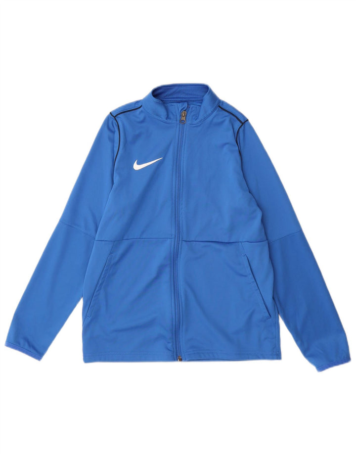 Veste de survêtement Nike Dri Fit pour garçon 10-11 ans Bleu moyen Polyester