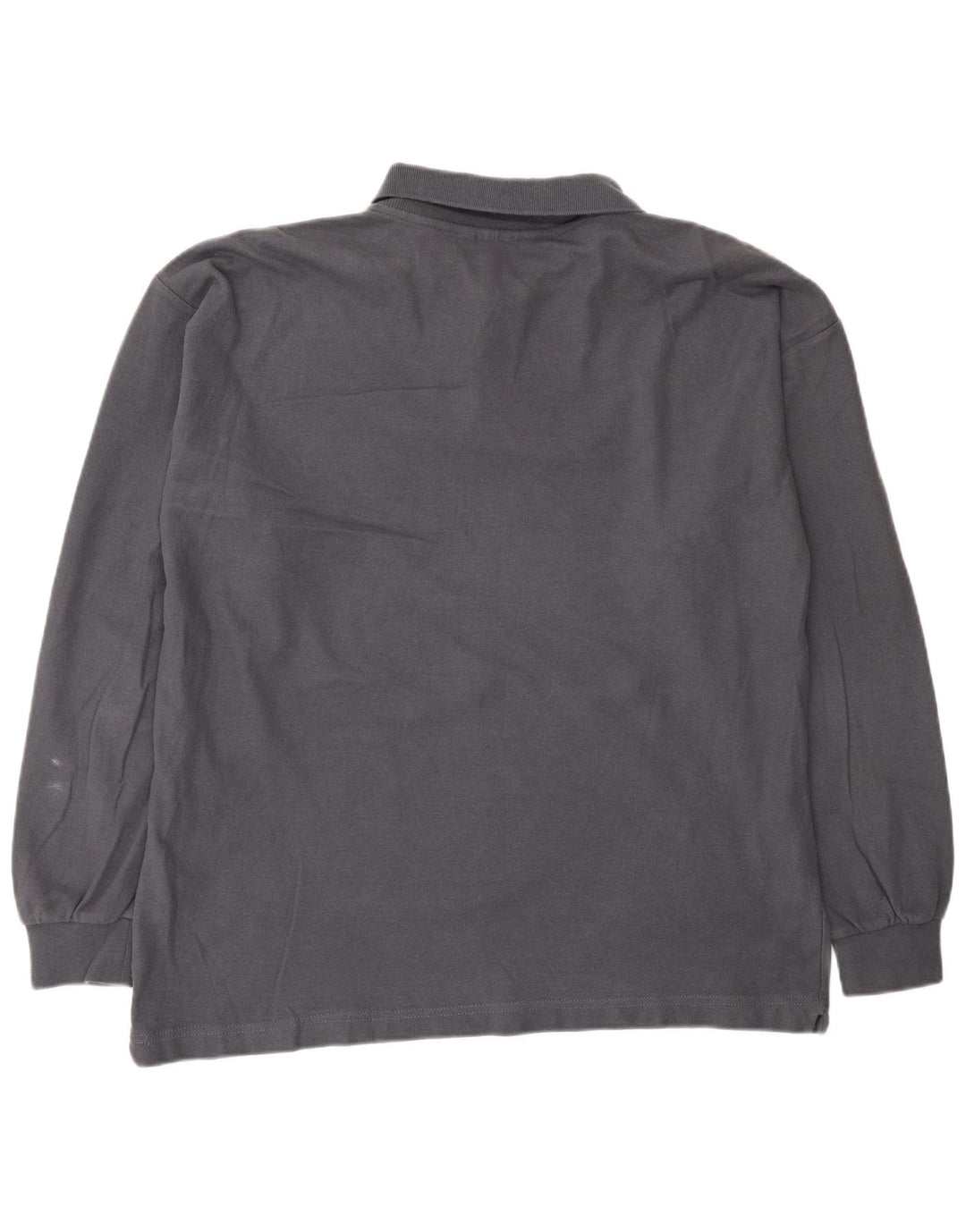 DIADORA Polo à Manches Longues Homme IT 48 Gris Moyen Coton