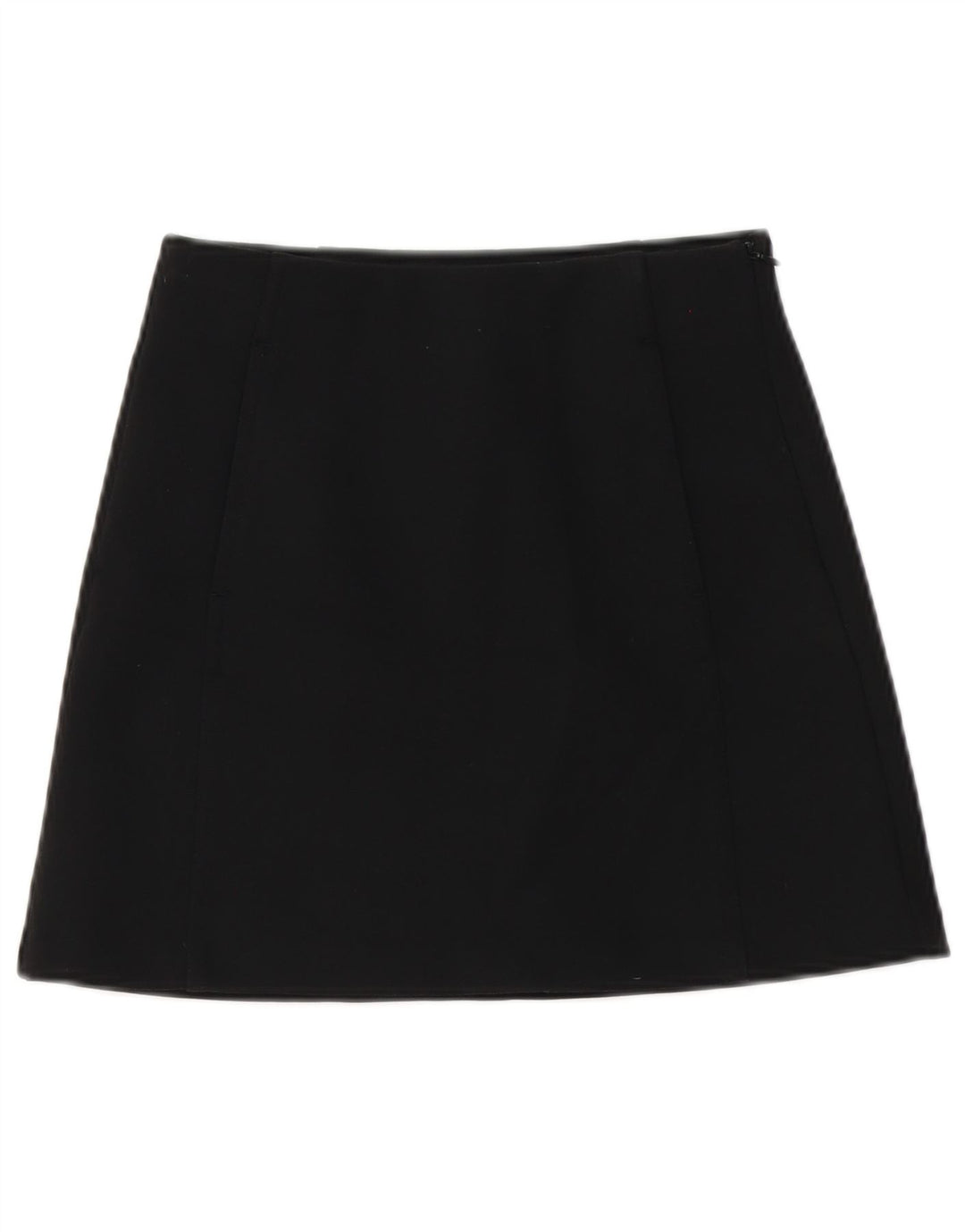 Zara Femme Mini Jupe XS W24 Noir Polyester