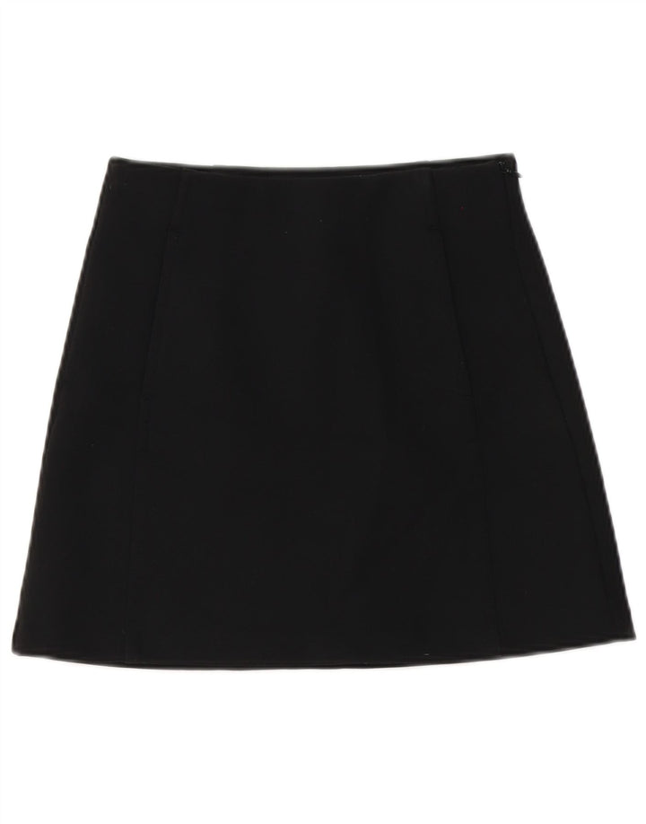 Zara Femme Mini Jupe XS W24 Noir Polyester