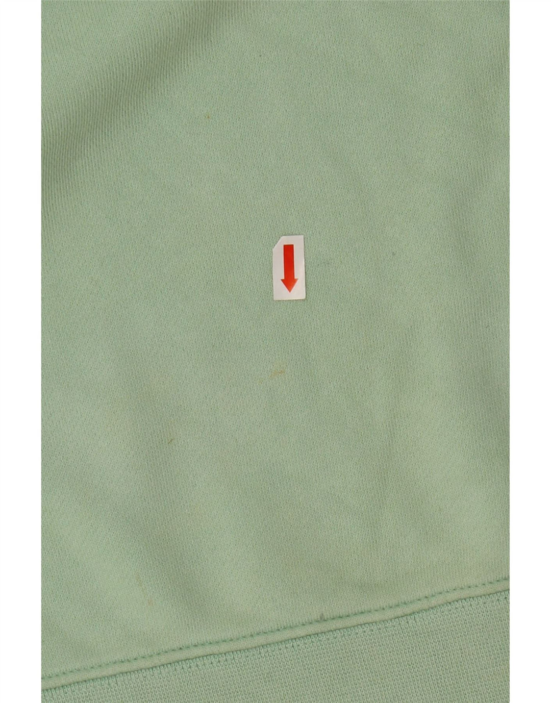 ADIDAS Pull à capuche court surdimensionné pour femme UK 8 Petit coton vert