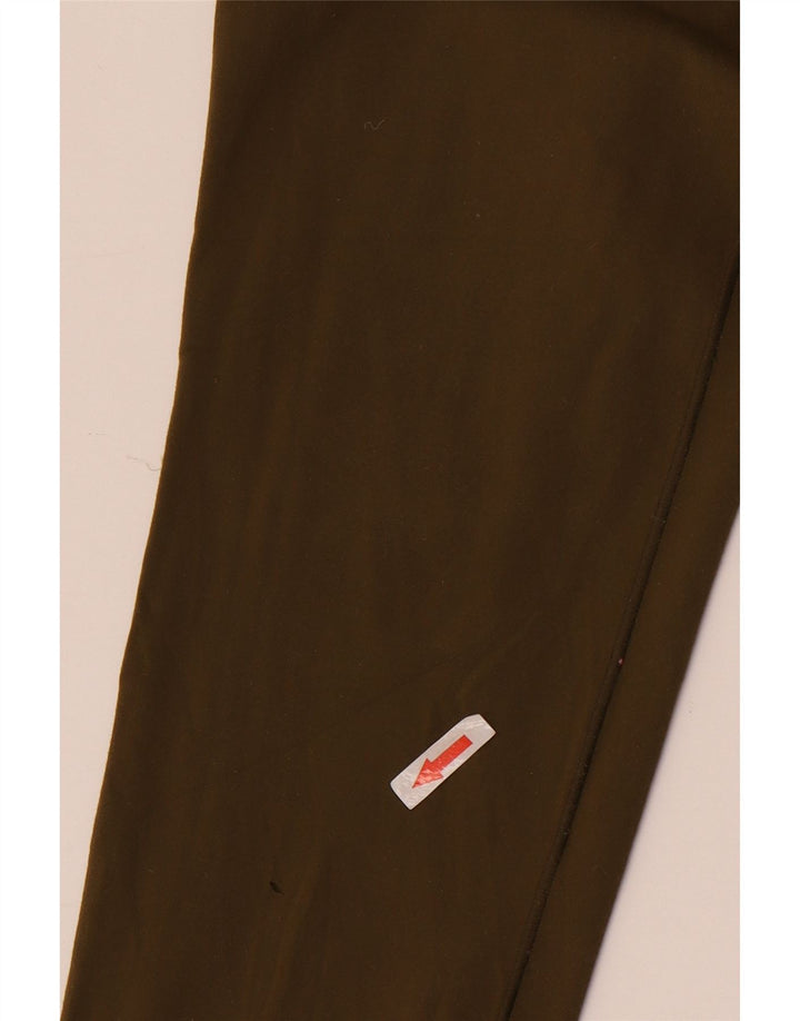 REEBOK Leggings graphiques pour femmes UK 10 Small Kaki Nylon