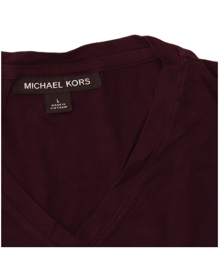 MICHAEL KORS T-Shirt Homme Haut Large Bordeaux