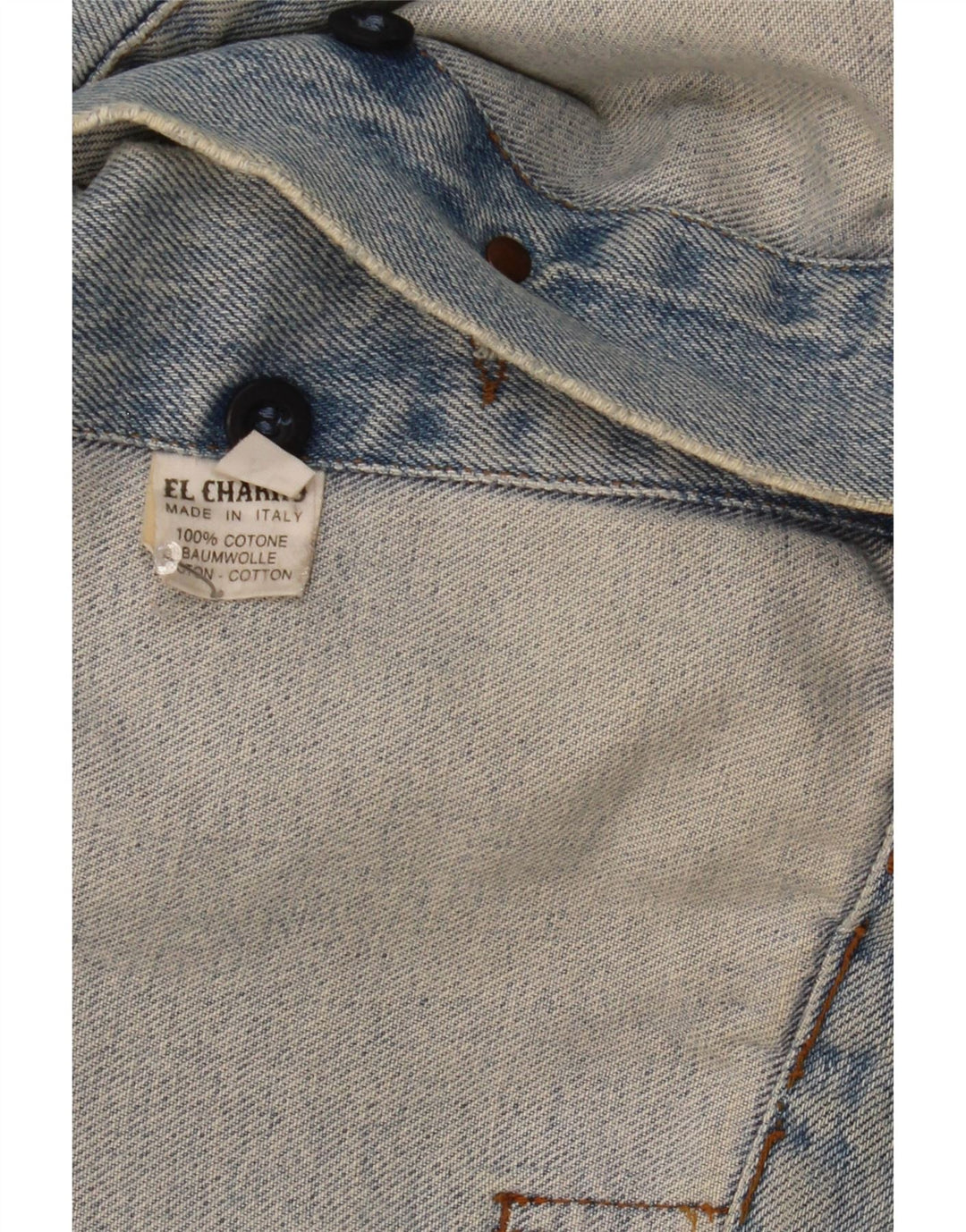 El Charro Veste en Jean Homme UK 42 XL Bleu Coton