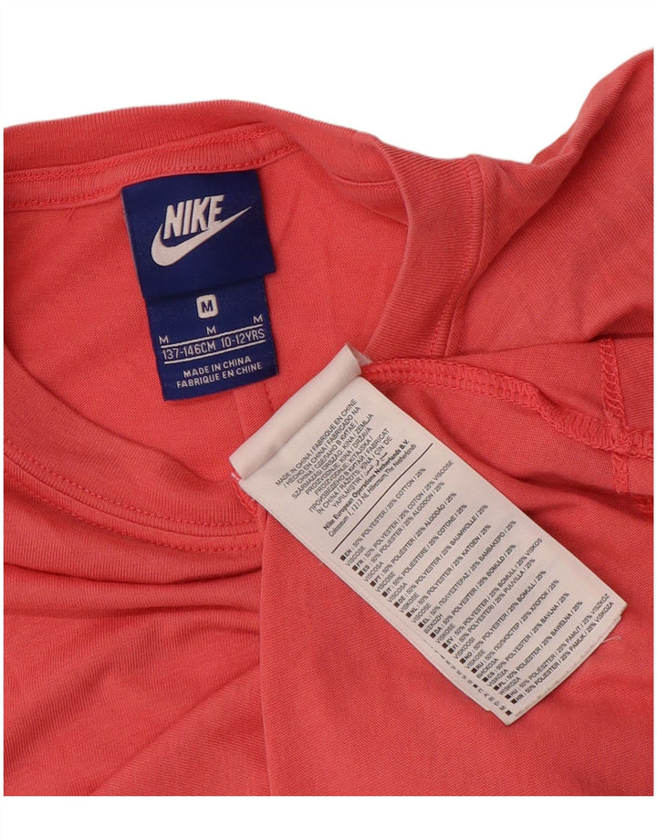 Nike T-Shirt Fille 10-11 ans Rose Moyen Polyester