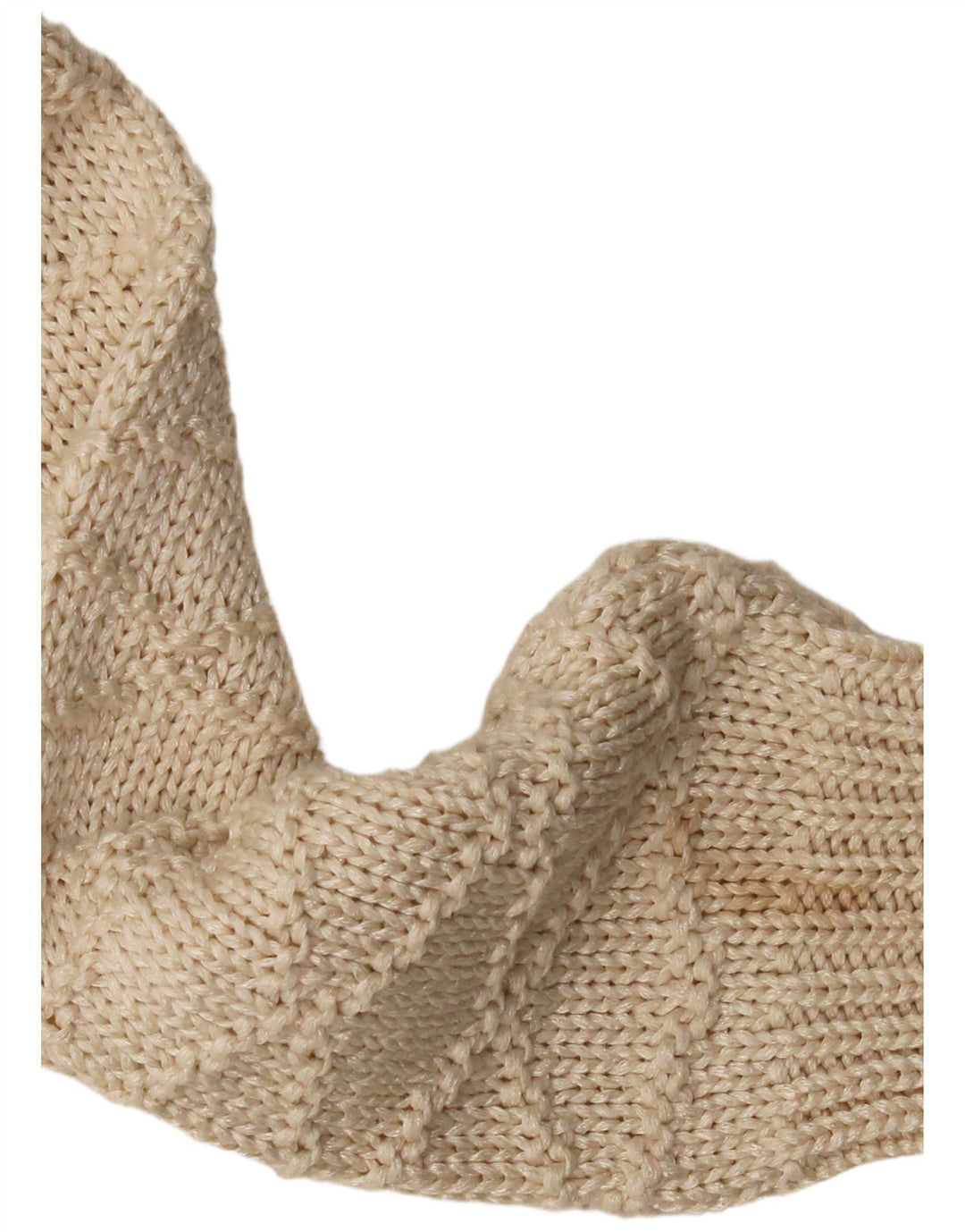 Zara Homme Pull Col V XL Beige Acrylique