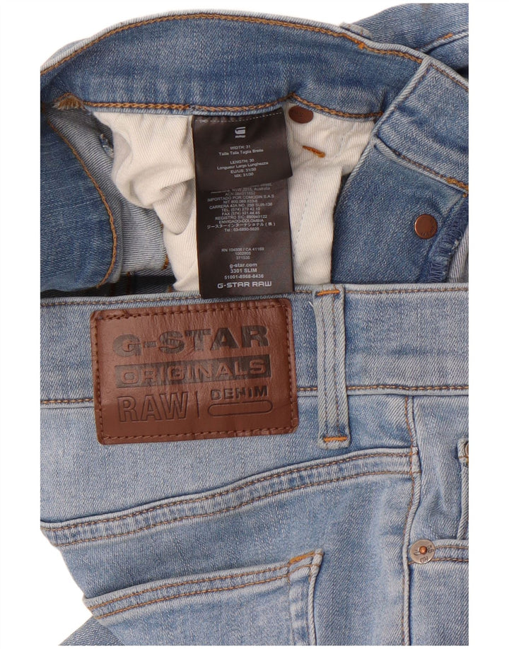 G-Star Jean Slim Homme W31 L30 Bleu Coton