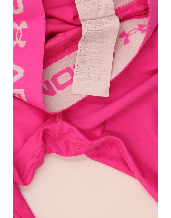 Under Armour Legging Graphique Femme UK 8 Small Rose Polyamide