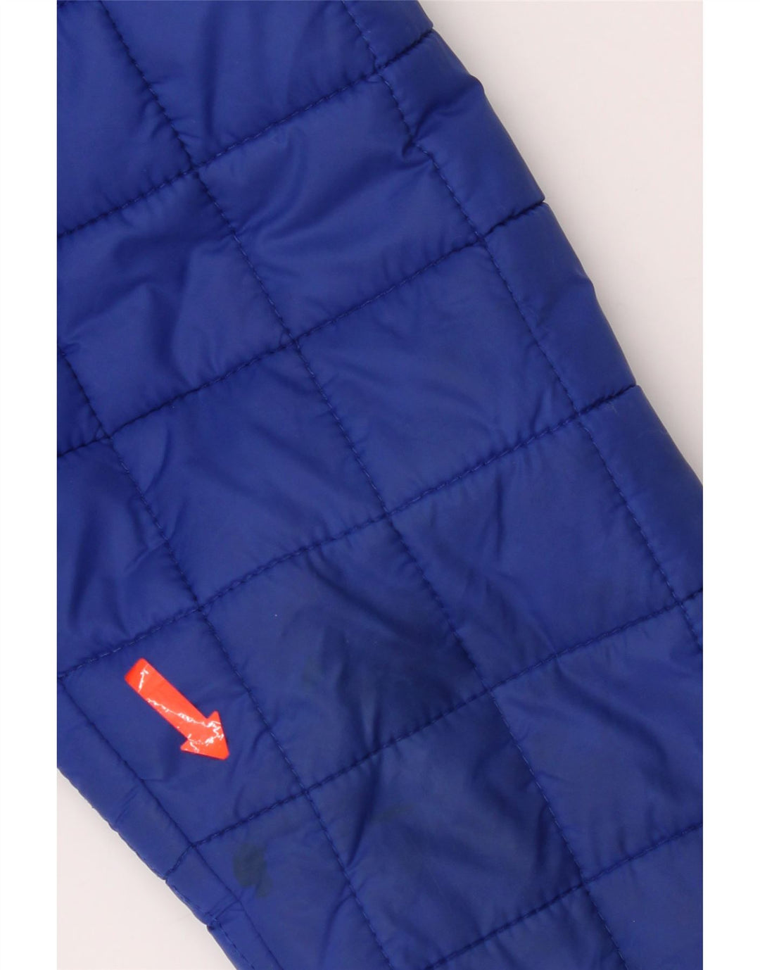 Superdry Veste matelassée à capuche pour femme UK 10 Small Bleu Nylon