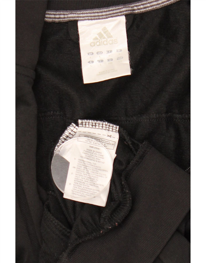 Adidas Veste de survêtement pour homme Large Noir Polyester