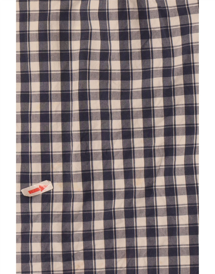 Superdry Chemise Homme Petit Carreau Bleu Marine Coton