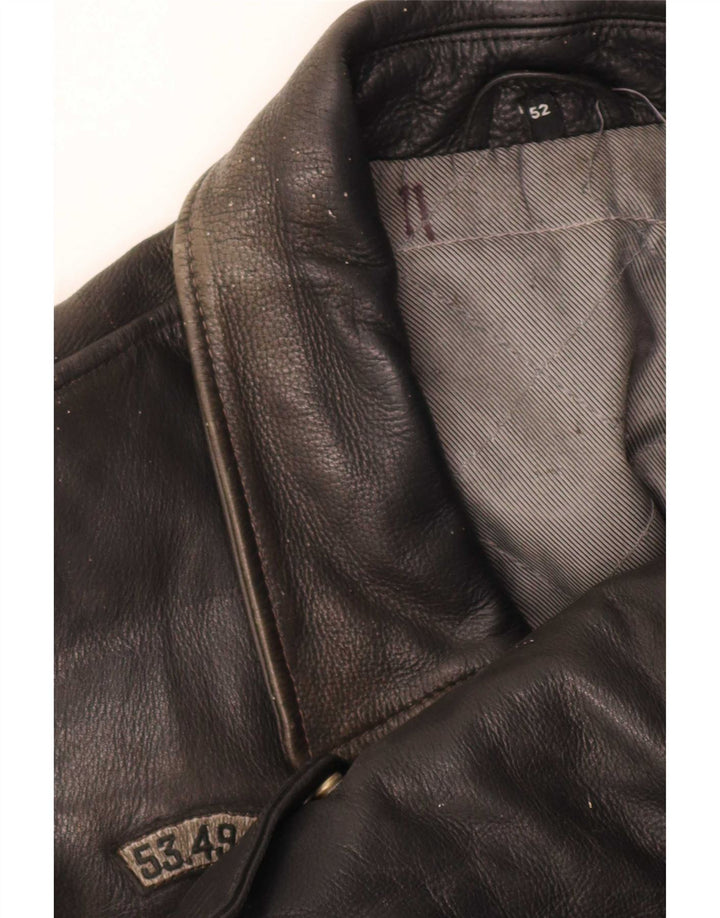 Veste en cuir pour homme Highway 1 IT 52 XL Noir