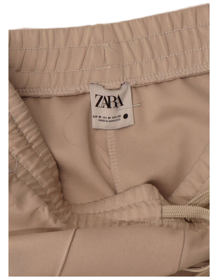 Pantalon De Survêtement Zara Homme Beige Moyen Colourblock