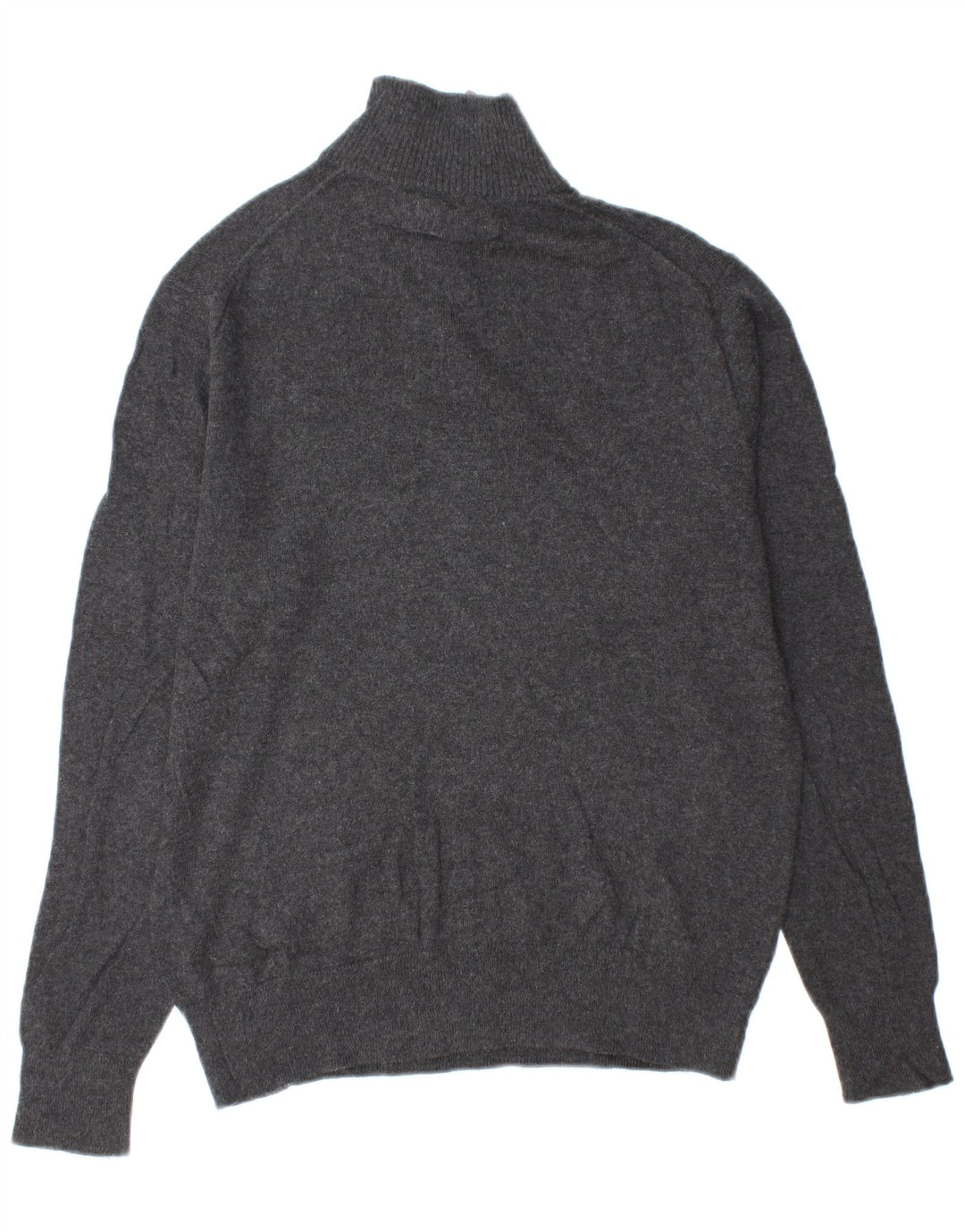 BONOBOS Pull Col Zippé Homme Gris Moyen Coton