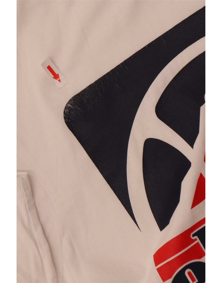 Ellesse T-Shirt Graphique Homme Petit Blanc Coton