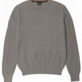 Massimo Dutti Pull à col rond pour homme en coton gris Taille L