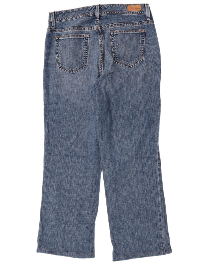 EDDIE BAUER Jean droit pour femme US 8 Medium W30 L25, 28 Bleu Coton