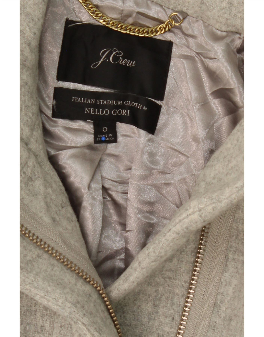 J. CREW Womens Loose Fit Overcoat US 0 XS Grey Wool Vintage J. Crew and Second-Hand J. Crew from Messina Hembry 