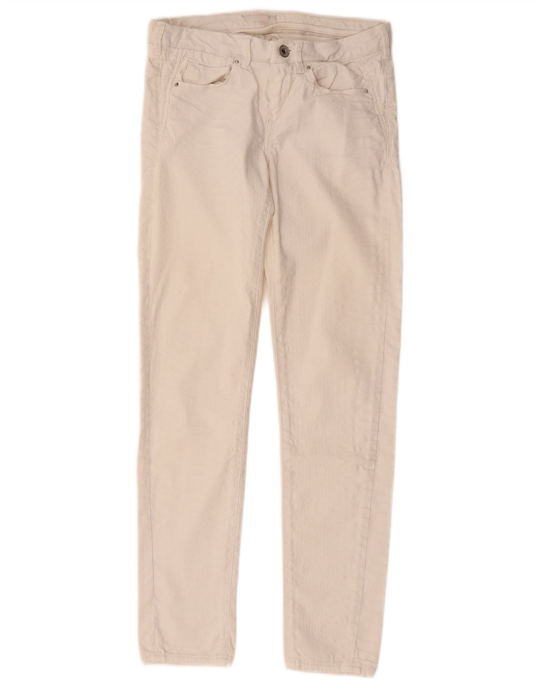 Guess Jean Skinny W30 L29 Femme Blanc Cassé
