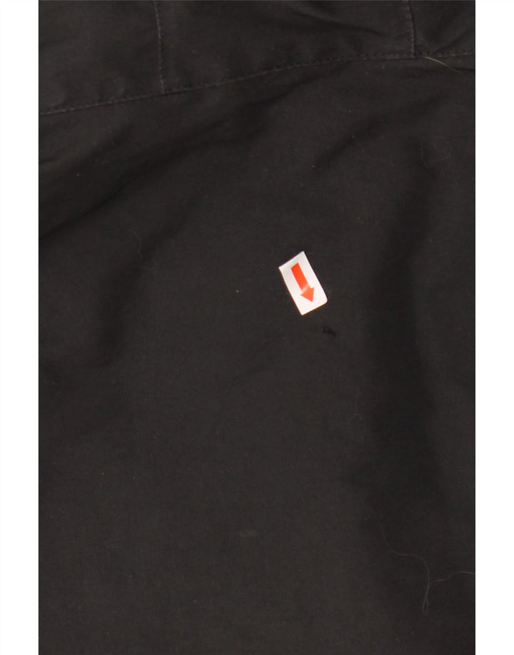 Jack Wolfskin Veste coupe-vent à capuche pour homme UK 48 2XL Noir Polyester