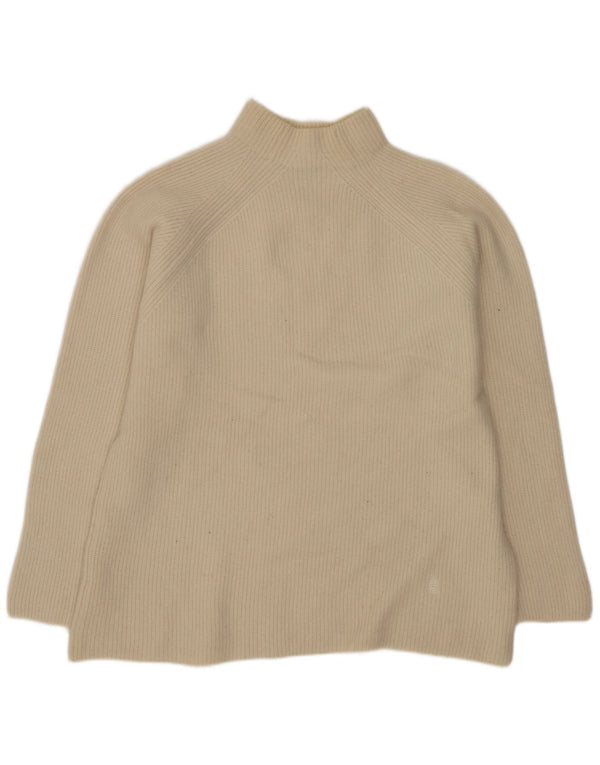 MARINA YACHTING Pull col roulé pour homme en laine beige