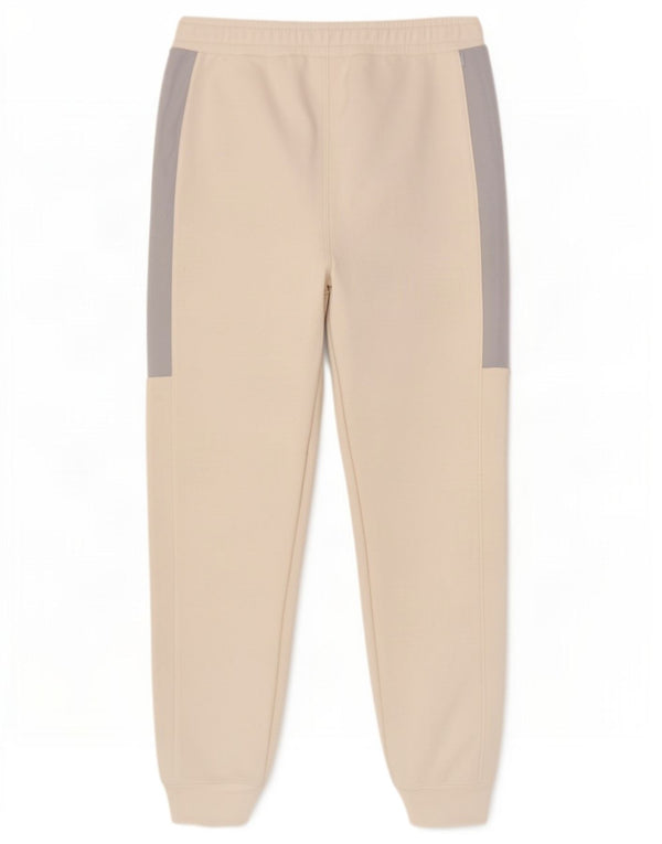 Nike Pantalon de survêtement graphique pour homme Taille S en coton color block blanc