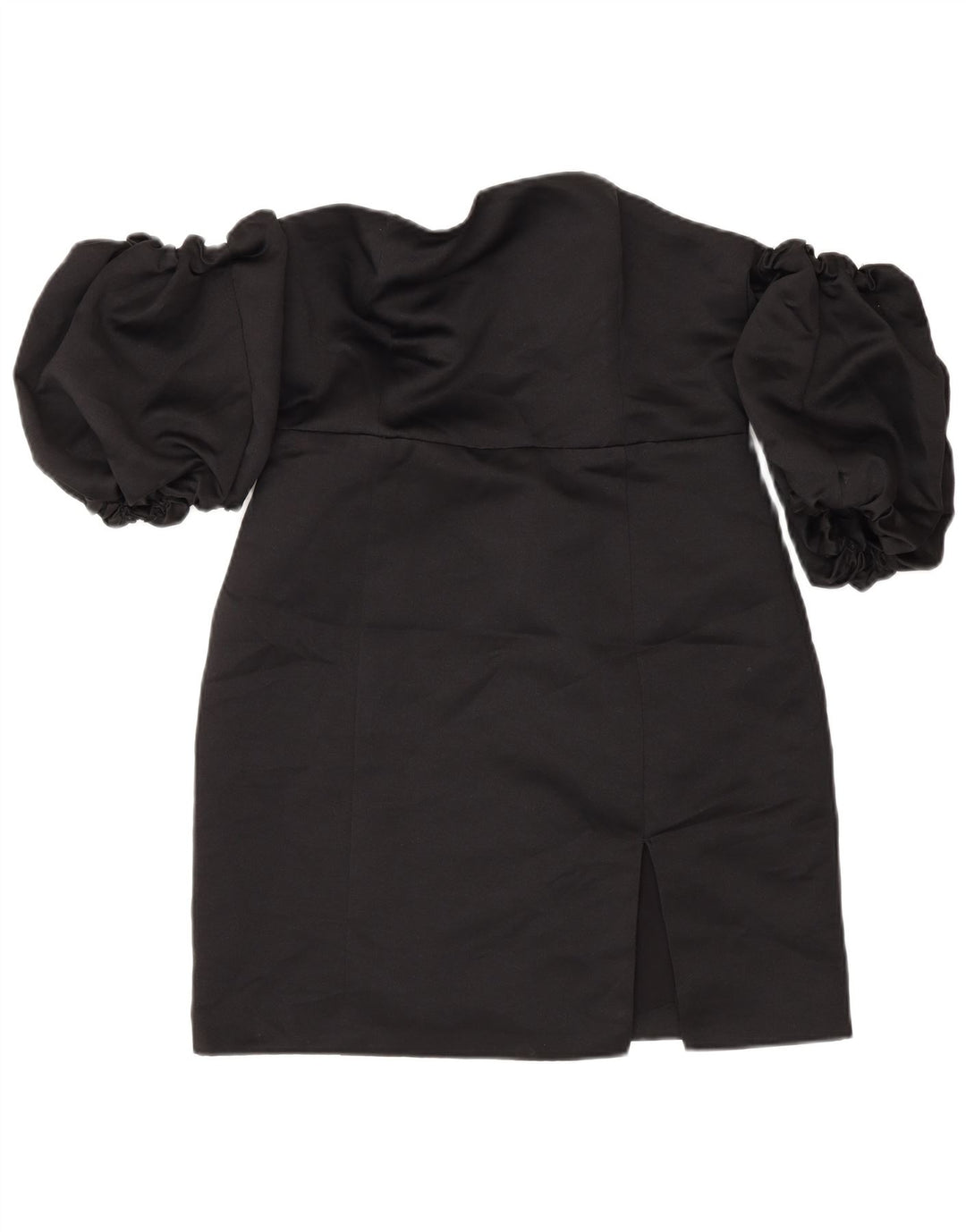 Topshop Mini robe à épaules dénudées pour femme UK 10 Petit Noir Polyester