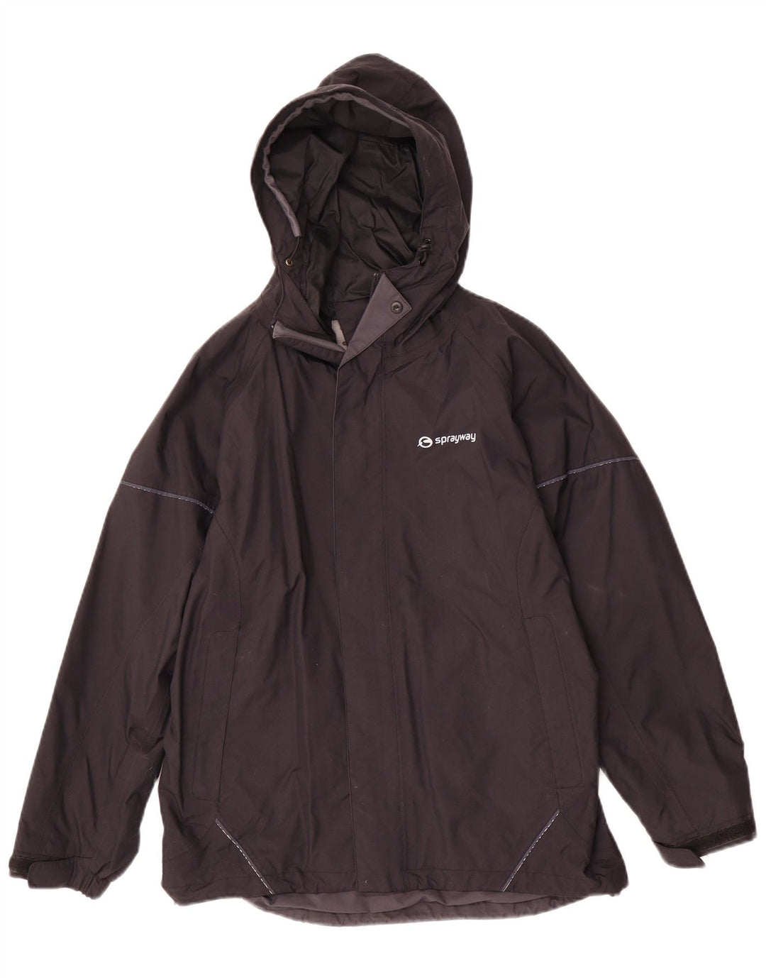 Veste de pluie à capuche Sprayway Garçon 12-13 ans Noir Polyester