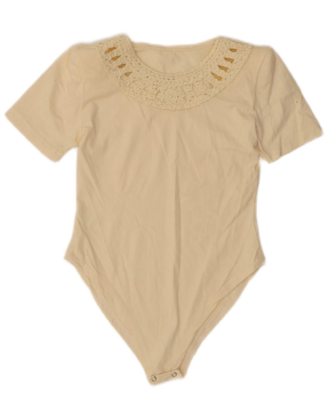 vintage Femme Body UK 10 Petit Coton Beige