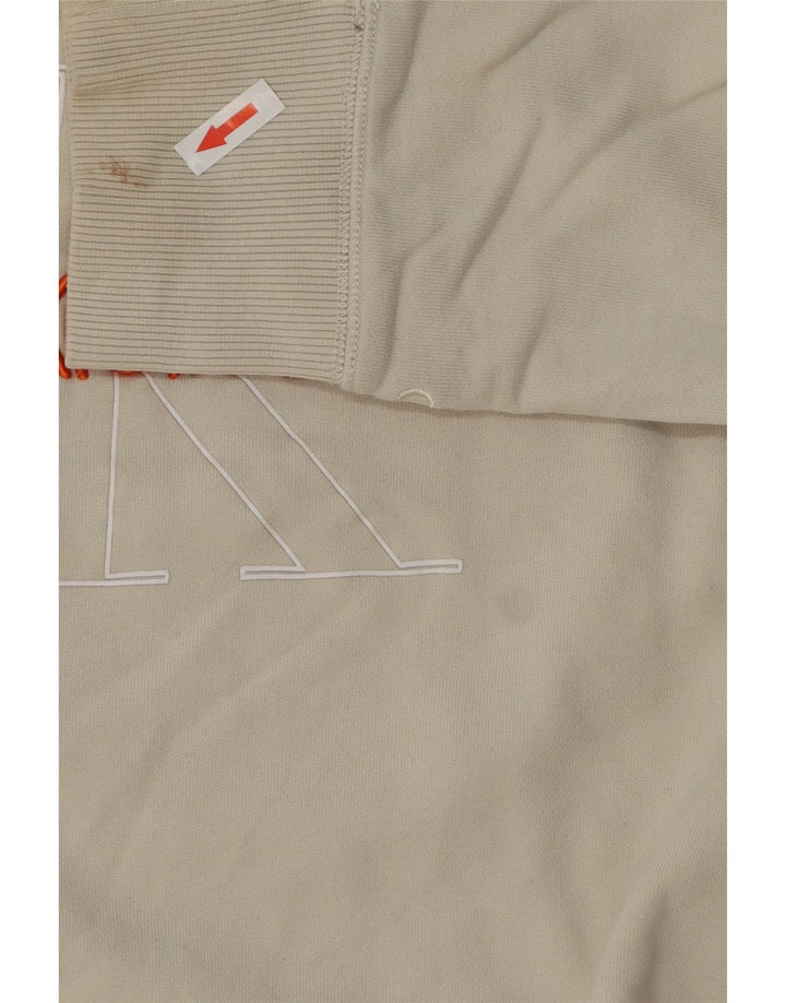 Calvin Klein Jeans Sweat-shirt graphique pour homme en coton blanc cassé moyen